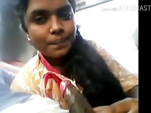Bored Tamil Teen In Train Sucking Her Partners Cock